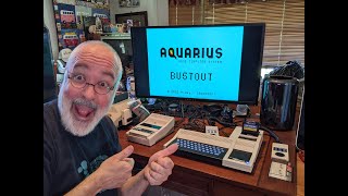 Mattel Aquarius - Bustout - Vegan Jerky - Good Times - Retro 8bit Video Game - Radofin - Gaming