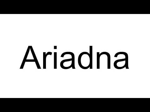 How to Pronounce Ariadna (Spanish)
