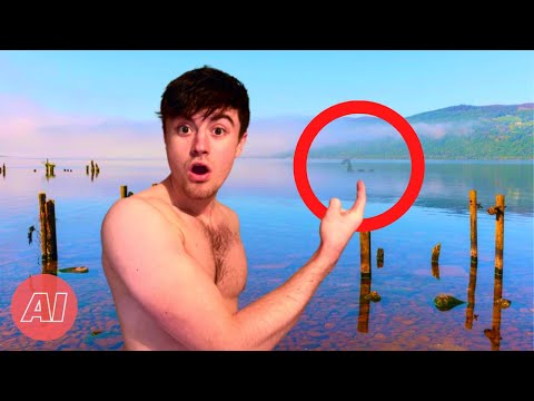 Swimming with a Monster in one of the Worlds Deepest Lakes