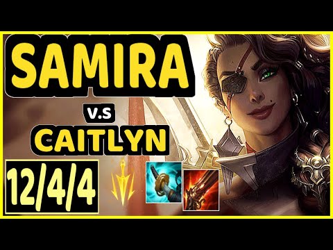 DEáDLY (SAMIRA) vs CAITLYN - 12/4/4 KDA BOTTOM ADC CHALLENGER GAMEPLAY - EUW