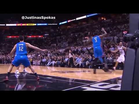 Art of one hand passing basketball