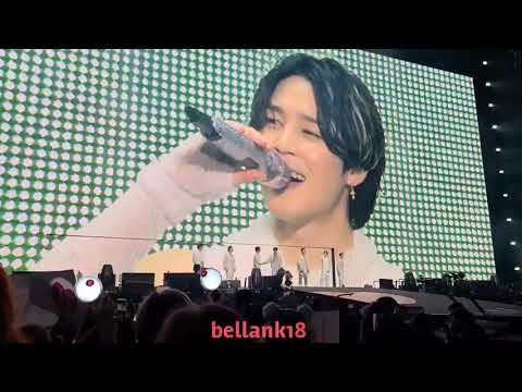 ( Closing ment with army bomb wave ) 211201 fancam BTS HEAE Permission to Dance o ...