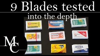 BEST SHAVING / Razor / BLADE - COMPARISON - find the right one, out of 9