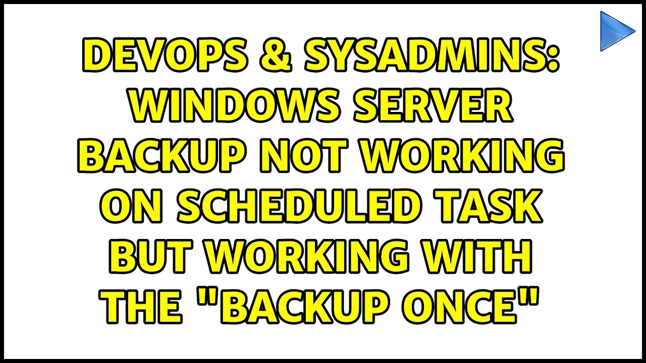 Windows Server Backup not working on scheduled task but working with the 