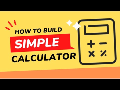 APP  Development Tutorial : Simple Calculator | Android Calculator