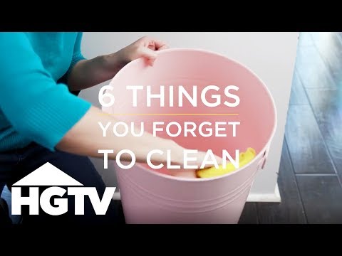 How to House: 6 Things You're Forgetting to Clean | HGTV