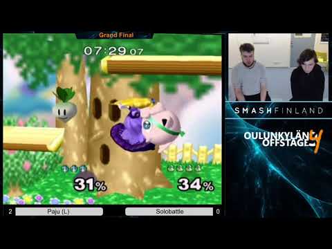 Oulunkylän Offstage 4 - Melee Singles - Grand Finals - Paju(Peach) vs Solobattle(Jigglypuff)