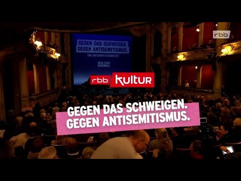 GEGEN DAS SCHWEIGEN. GEGEN ANTISEMITISMUS. SOLIDARITÄTSKONZERT MIT IGOR LEVIT– IM BERLINER ENSEMBLE
