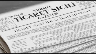 İnternetten Online Ticaret Sicil Gazetesi Alımı