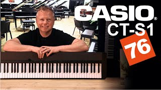 Video thumbnail for Casio CT S1 76 Portable Piano Keyboard Review & Buyer's Guide | Bonners The Piano Specialists by Bonners Pianos & Keyboards