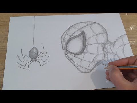 COMO DESENHAR O HOMEM ARANHA PASSO A PASSO