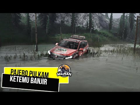 Pajero Pulkam Ketemu Jalan Banjir Gak Ada Harapan
