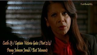 Castle S5 Captain Victoria Gates [2/4] (Penny Johnson Jerald) Best Moments (HD)
