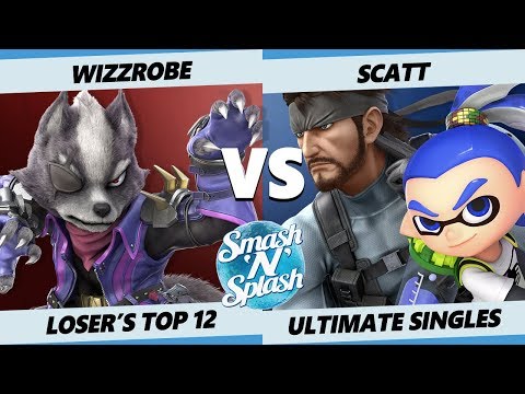 SNS5 SSBU - Wizzrobe (Wolf) Vs. MVG | ScAtt (Snake, Inkling) Smash Ultimate Losers Top 12