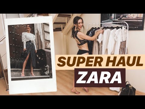 SUPER HAUL ZARA VERANO: La ropa mas top de este verano – Moda TRY ON