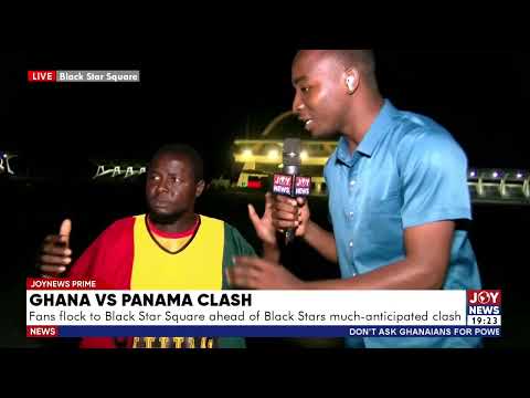 Ghana VS Panama clash: Fans flock to Black Star Square ahead of Black Star much-anticipated clash.