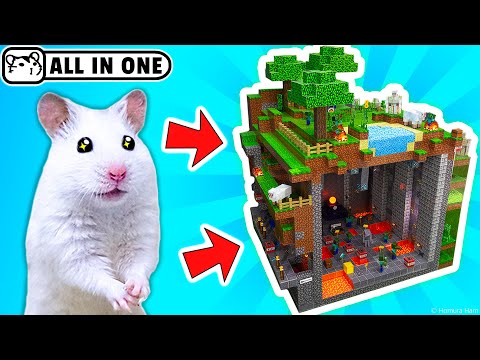 The World's Largest Hamster Maze - obstacle course! All in One 🐹 Homura Ham