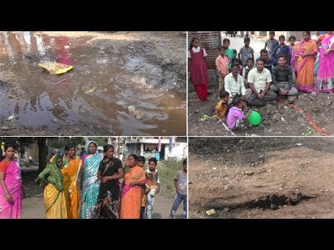 अमृतने फोडली जुनी पाईपलाईन, गळती सुरुच, खड्ड्यात पडले अनेकजण
