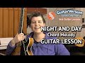 NIGHT AND DAY - Chord Melody Guitar LESSON - Tutorial + TABS