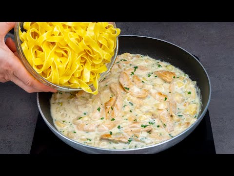 Ognuno dovrebbe conoscere la ricetta della pasta con petto di pollo in salsa