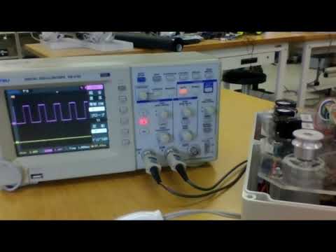 機械システム工学科 熊大　情報電気　創造実験（制御１）実験1-3 PWM波形とモーター回転速度の関係