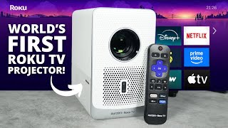 Aurzen D1R Cube REVIEW: Is Roku TV Better Than Google TV on a Projector?