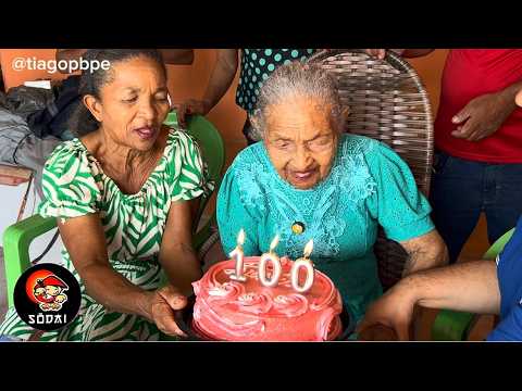 Dona Mocinha comemorando os 100 anos de vida em Itambé (Parte 2)