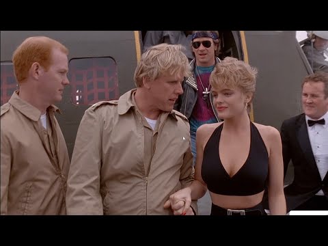 Under Siege [4K] Commander Krill meets a helicopter carrying musical band aboard the USS Missouri