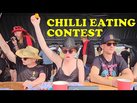 Chilli Eating Contest - Black Deer Festival 2023 - Saturday