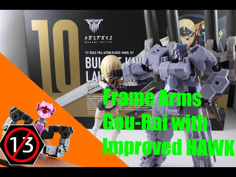 Stop-motion Model Review 010 - Frame Arms: Gou-Rai with Improved HAWK