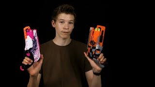 Nerf Zombie Strike Hammershot vs Rebelle Sweet Revenge