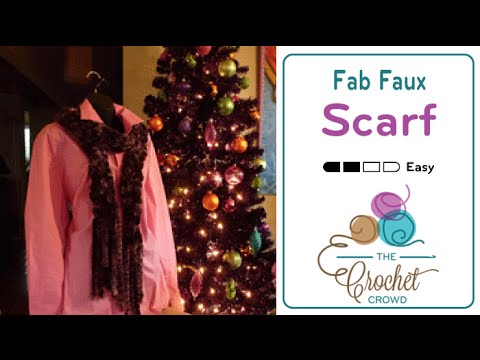 Easy Crochet Fab Faux Scarf