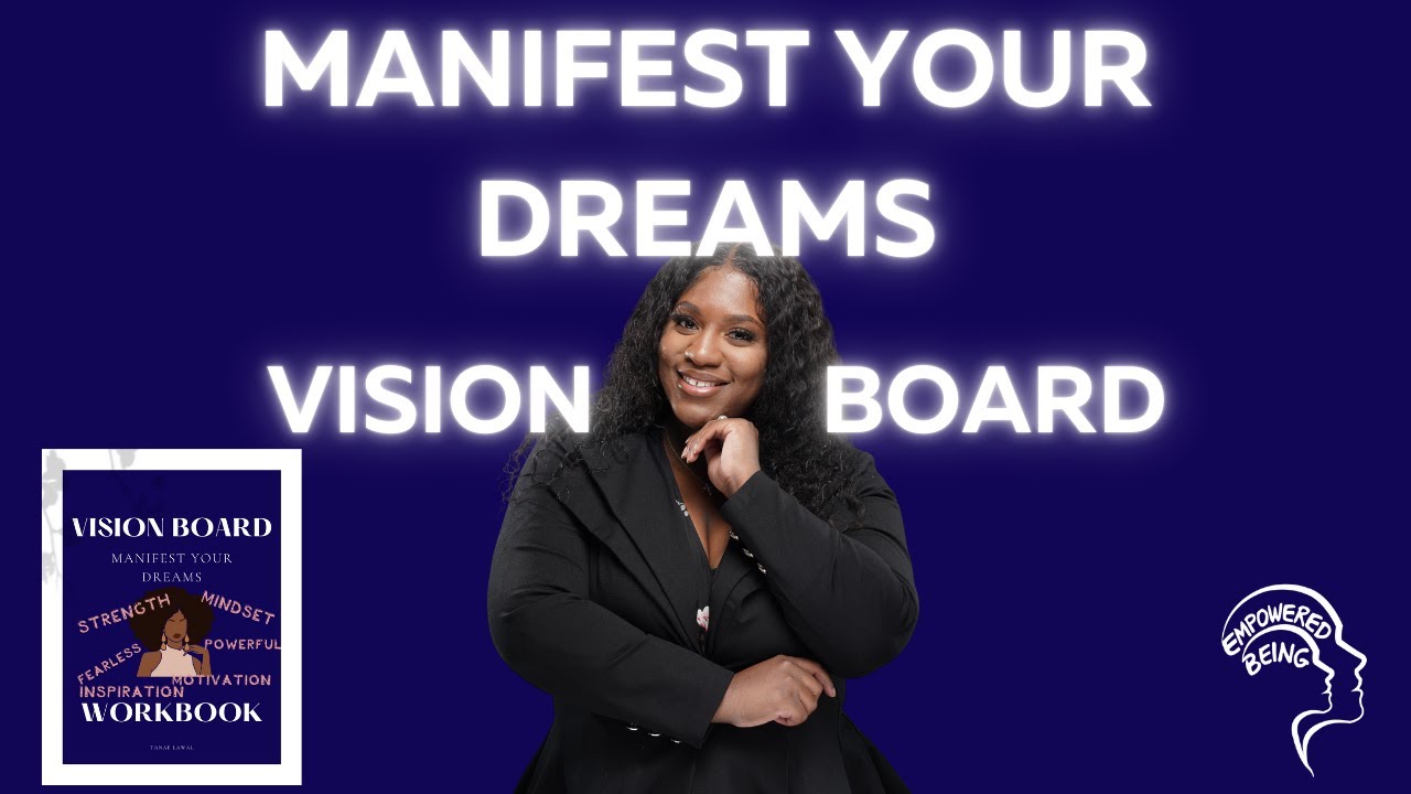 Manifest Your Dream Vision Board Presentation & Workbook