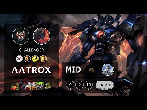 Aatrox Mid vs Galio - KR Challenger Patch 10.18