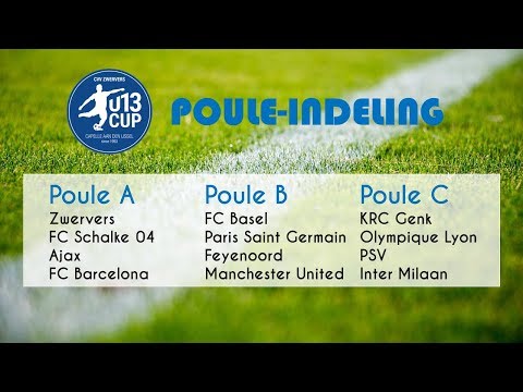 Loting 27e CVV Zwervers U13 Cup 2018