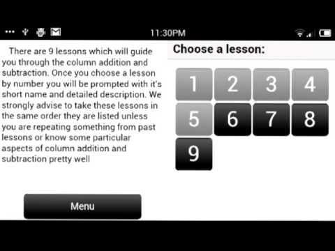 Column Addition & Subtraction Video