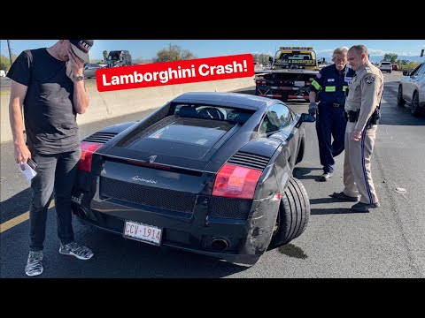 POLICE INSULT ME MOMENTS AFTER MY DREAM CAR IS WRECKED! *LAMBORGHINI CRASH*