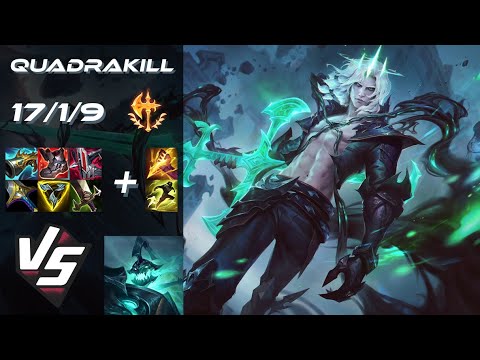 JUNGLE Viego vs Hecarim [QUADRAKILL] - NA Challenger Patch 25.S3.1