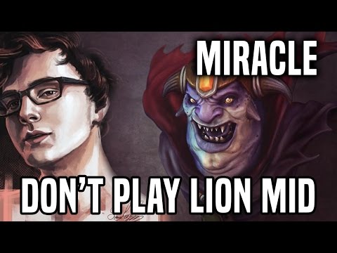 Carry Lion Mid by Miracle - Real 9K MMR Dota 2 Footage