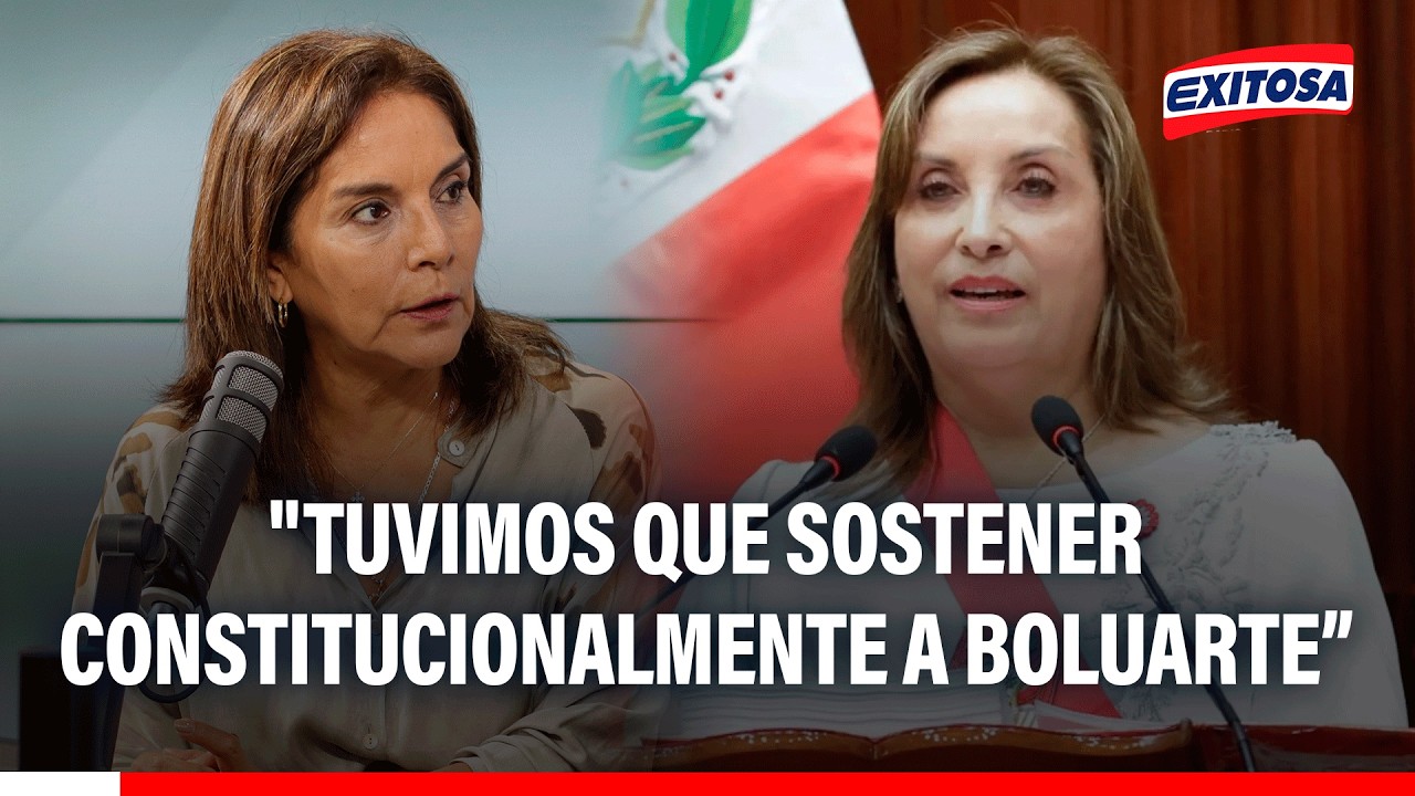 🔴🔵 Patricia Juárez responde a críticas por supuesto respaldo a Dina Boluarte: "No la propusimos"