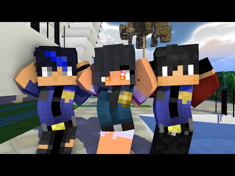 MONSTER SCHOOL :CHICKEN WING POLICE APHMAU, AARON, EIN TO CAUGHT THIEVES - MINECRAFT ANIMATION