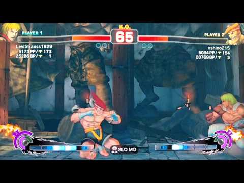 SSF4 AE:2012 LeviStrauss1829 (Ken) vs oshino215 (Adon)