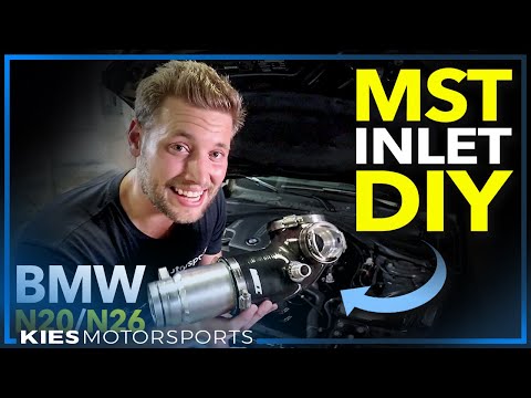 How to install the MST INTAKE INLET for the BMW F30 N20 | N26 (328, 320, 420, 428, etc.)