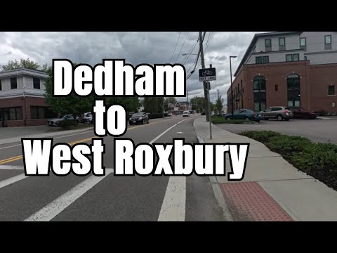 Cycling in Boston - Dedham to West Roxbury