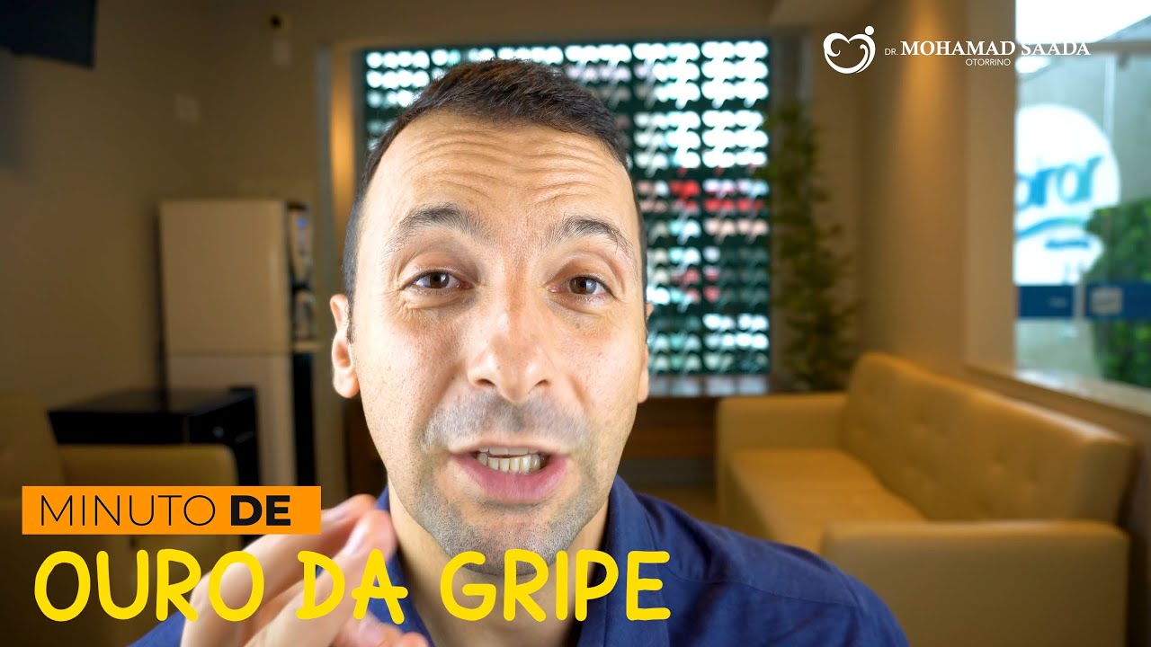 O MINUTO DE OURO DA GRIPE - O MOMENTO CERTO PARA TRATAR SUA GRIPE