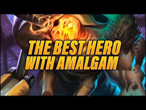 This is The Best Hero With Amalgam | Dogdog Hearthstone Battlegrounds