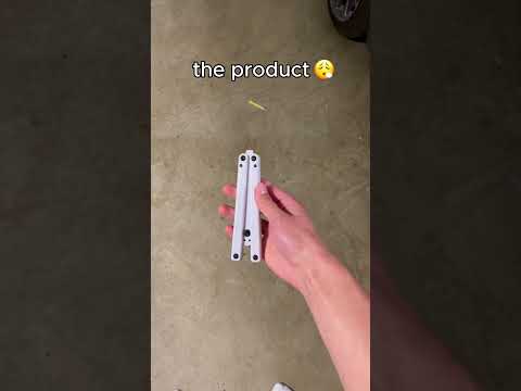 the prototype vs the product 😮‍💨 shop butterfly knifes at polarflaps.com