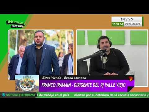 🎙️ FRANCO IRAMAIN - ACTUALIDAD Y PROYECTOS EN VALLE VIEJO | BUENA MAÑANA
