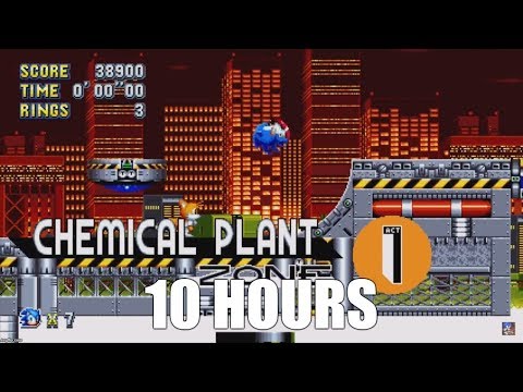 Sonic Mania - Chemical Plant Zone Act 1 Extended (10 Hours)