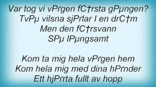 16887 Patrik Isaksson - Faller Du SГҐ Faller Jag Lyrics